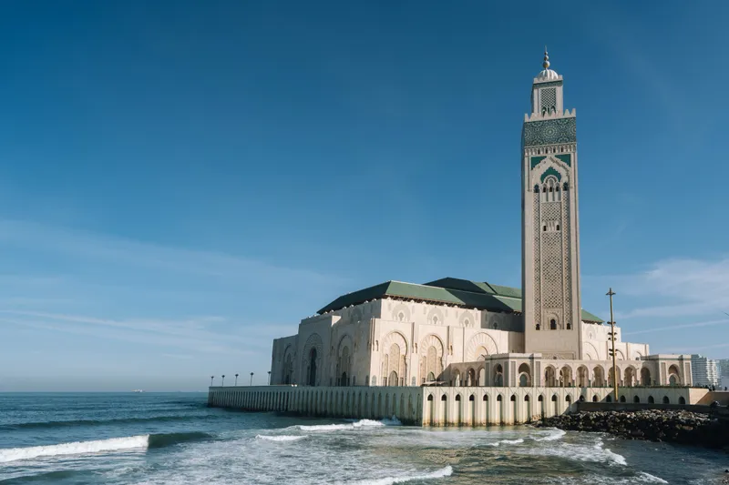 Mosquée Hassan II et front de mer de Casablanca